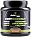Produktbild POST WORKOUT Shake mit Maltodextrin, Whey Protein, BCAA, Creatin, L-Glutamin, Magnesium uvm. - Die wichtigsten Nährstoffe nach deinem Workout! (Eistee Pfirsich, 750g) EINWEG