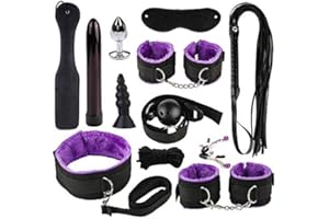 Roiz Set di 12 Pezzi B`D`S`M Set di Base per Lo Yoga Indoor