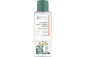 Bio-Etyc, Organic Skincare, Struccante Occhi e Labbra Lenitivo, con Estratto di Camomilla e Iris Biologici, Per Tutti i Tipi di Pelle, Ultra Delicato, 150ml