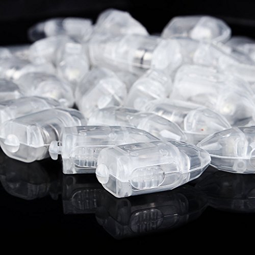 Generic 50Pcs Kugel-Form LED Luftballon Ballon Lampen Geburtstags Party Dekor Licht – Bunt - 3