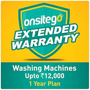 OnsiteGo 1 Year Extended Warranty for Washing Machines between Rs. 0 to Rs. 12000