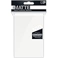 Ultra Products Ultra Pro Deck Protectors, 100 Sleeves for Sports or Game cards, White