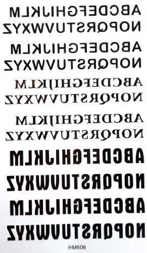 GGSELL GGSELL waterproof non tonix temporary tattoos stickers 26 english letters with different Typeface