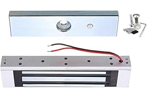 YANGHX 350Lbs(180KG) Holding Force Electromagnet Magnetic Electric Lock 12V Singe Door Access Control System