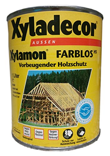 Xyladecor Xylamon HS 2in1 Vorbeugende Holzschutz Farblos 1 Liter
