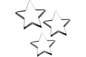 Zenker 42893 3 Coppapasta per Biscotti a Stella (3 Misure)