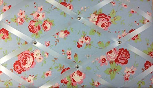 Pinboards, Notice Boards, Memo Boards, "Cath Kidston Fabric Rosali in Blue"