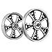 Kingway GS2A Fat Boy Bike Alloy Wheel Set of 2 19/19 Inch Black CNC for Royal Enfield Electra/Thunderbird RS.10748.00