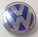 Produktbild VOLKSWAGEN blau Centre Caps Hub Cover Badges Emblem 4pcs. X 65 mm von goodealshop