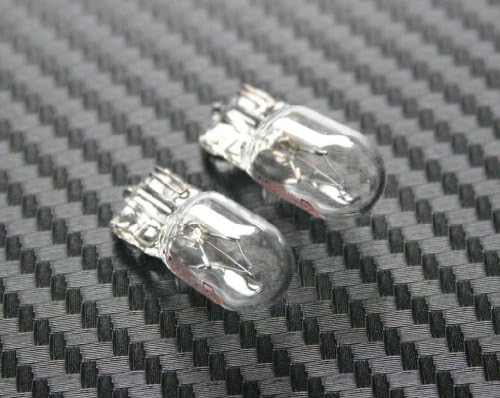 2x 501 W5W T10 White Halogen glass Number Plate License licence Bulbs 12v