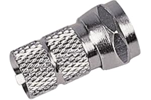 PROSIGNAL PRO SIGNAL PSG01751 50 ohm F Type Twist On Plug, RG58 Cable - 10 Pack