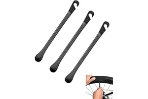 TOZBLEU 3 Pezzi Levagomme Bici,Leve Smontagomme Bici,Leve Copertoni, Acciaio al Carbonio, Facile da trasportare, Adatto a Tutti i Tipi di Biciclette da Casa Mountain Bike Bici da Corsa ECC