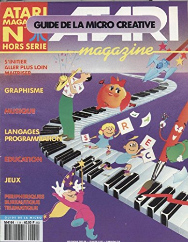 Atari Magazine Hors serie N°1 : Graphisme Musique Languages programmation Education Jeux francais
