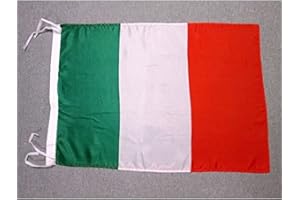 AZ FLAG Bandiera Italia 45x30cm - BANDIERINA Italiana 30 x 45 cm Poliestere Leggero