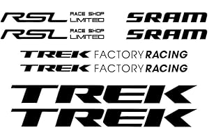 STAR SAM Pegatinas compatibles con cuadro bici Trek Factory Racing RSL Sram