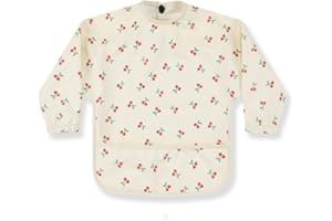 norinori Baby Weaning Bib With Sleeves Feeding Bibs - Waterproof Bibs Coverall bibs for baby toddler from 6-36 Months soft With Large Pocket Easy to Clean