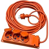 10 Metre 3&rsquo;l&uuml; Uzatma Kablosu &ndash; 3x2,5mm&sup2; Kablo Kesiti, IP44 Koruma, Seyyar Priz, Dış Mekan Uyumlu, G&uuml;&ccedil;l&uuml; ve Dayanıklı Yapı Byl