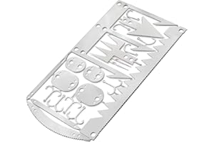 WOO LANDO Kit di sopravvivenza tattico 22 in 1 per esterni, per campeggio, bushcraft, trekking, caccia, avventura all'aperto (FISHING)