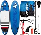 Board + Tasche + Pumpe + Repairset + Pure Carbon 15 Paddel + Leash