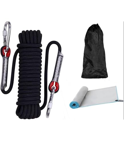 Sac de lestage portable en nylon avec corde, sac de sable, équipement d'escalade d'arboriste pour escalade et sports de plein air (350 g