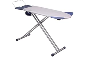 Mabel Home Extra Large Table à Repasser Pro avec la système d'aile d'épaule Pliable, 8 fonctionnalité, Housse supplémentaire Gris