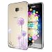 Produktbild Samsung Galaxy A3 2017 Hülle Handyhülle von NALIA, Slim Silikon Motiv Case Cover Crystal Schutzhülle Dünn Durchsichtig Etui Handy-Tasche Backcover Transparent Phone Bumper, Designs:Dandelion Pink