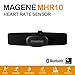 Produktbild magene mhr10 Dual Mode ANT + & Bluetooth 4.0 Herzfrequenz Sensor mit Brustgurt