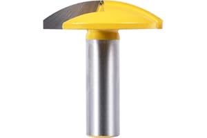 KATUR Horizontal-Kronenfräser, Kronkorkenfräser, Fräser mit 1/2 Zoll Schaft (1/2" Schaft, 1-3/4" Breite, 1.65"Radius)