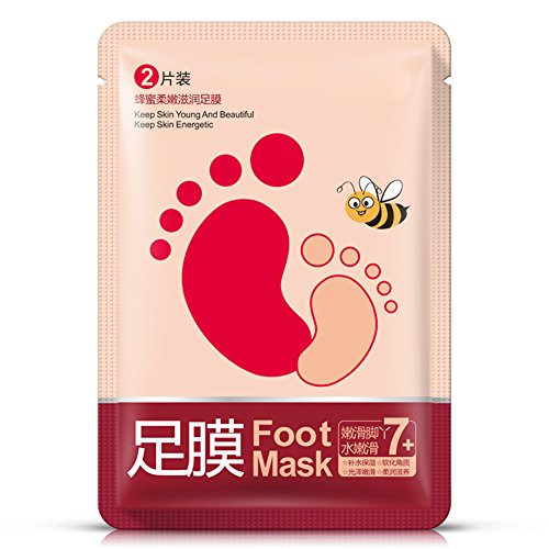 Oshide Silky Deep Foot Peel Exfoliation Mask Baby Foot Peel Pedicure Mask - Perfectly Peel Away Calluses and Dead Skin - 1 Pair 35g