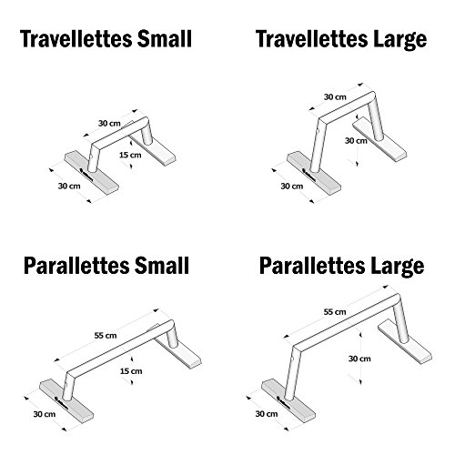 skillworx High Parallettes: Raw Edition – Calisthenics Liegestützgriffe aus Holz, made in Austria - 7