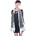 Fineplus New Fashion Ladies Viscose Soft Warm Peacock Scarves White