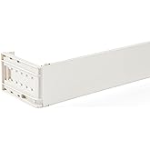 Kenney 506AP Klasik Ayarlanabilir Perde &Ccedil;ubuğu, 71-122 cm Genişlik, Geniş Cep, Beyaz