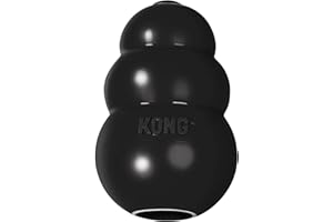 KONG - Extreme Gioco cani - Gomma Naturale Ultra Resistente, Nero - Masticare e Riportare - Per Cani Di Taglia Piccola
