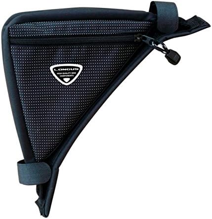 LONGUS FRAME BAG TRIANGLE VELCRO FASTENING BLACK