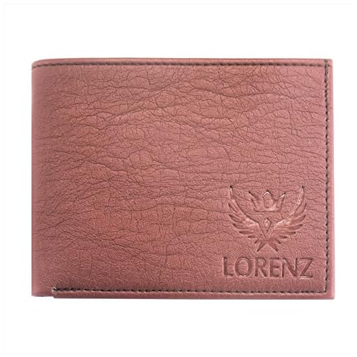 LORENZ Men's Gift Combo Set - Brown Analog Watch & Brown PU Leather Wallet | Stylish Gents Watch and Wallet Gift Set for Men | Ideal for Birthday, Anniversary, Rakhi, Diwali Gifts - Image 5