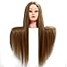 Neverland Beauty 26" Real Hair Hairdressing Training Mannequin Hairdresser Training Heads With Free Clamp For College and Professional Use #613