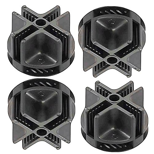 4 x Black C&C Cage Connectors