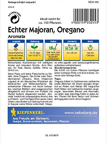 Kiepenkerl Majoran Mehrjährig Aromata - 2