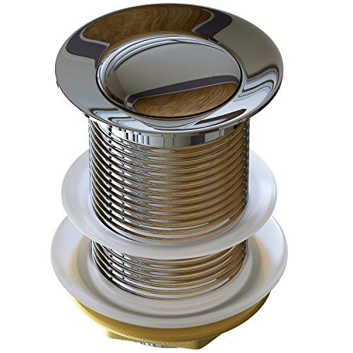 ABLAUFGARNITUR ABLAUF VENTIL PUSH OPEN POP UP OHNE ÜBERLAUF P2 - 2