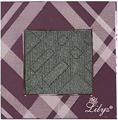 Lilyz Multi-Function Shimmer Highlighter Eyeshadow Blusher Bronzer Palette with Light Rosy Pink High Shine Case 3.5g (44# Misty Silver-Rosy Pink Case)