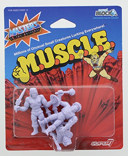 Masters of the Universe M.U.S.C.L.E. 3-Pack: Tri-Klops, Whiplash, Mer-Man