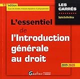 L'essentiel de l'introduction générale au droit