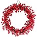 Produktbild TAOtTAO Rattan Wreath 35cm Rote Beeren Weihnachtskranz Roten Kranz hängende Weihnachtsdekoration