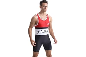 Viisendy Pro Canotte da Wrestling da Uomo Tifosi Atletici Tuta Sportiva Senza Maniche da Allenamento Body da Wrestling Tute da Sollevamento Pesi