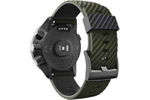 WIIKAI Bracelet de Rechange en Silicone Pour suunto 7/9/9 baro/spartan sport/D5 Bracelets de Montre de Rechange.