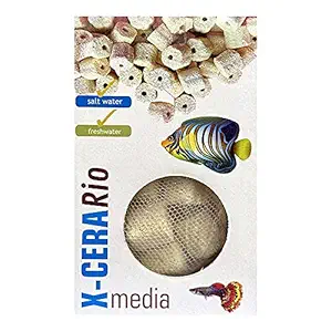 Foodie Puppies Aquatic Remedies X-Cera Rio Filter Media for Fresh and Salt Water Aquarium, 800ml (Pack of 1)