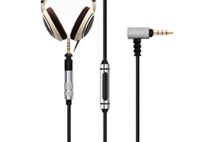 V-MOTA Cavo HD598 compatibile con cuffie Sennheiser HD 598 SE/CS/SR HiFi,HD 518 558 569 579 595 599, HD400 Pro, HD2.30 da 1,5 m (con microfono)