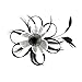 ACTLATI Elegant Mesh Net Feather Hairpin Fascinator Cocktail Party Headwear Flower Hair Clip RS.1979.00