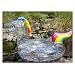 Produktbild WYJHNL Aufblasbares Einhorn Schwimmtier Schwimmring mit Glitzer, Transparente Schwimmreifen Luftmatratze Pool Spielzeug Pool Floß Wasserspielzeug für Erwachsene Kinder