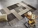 Produktbild BASIC UNO moderner Designer Teppich in beige-braun, Größe: 140x200 cm